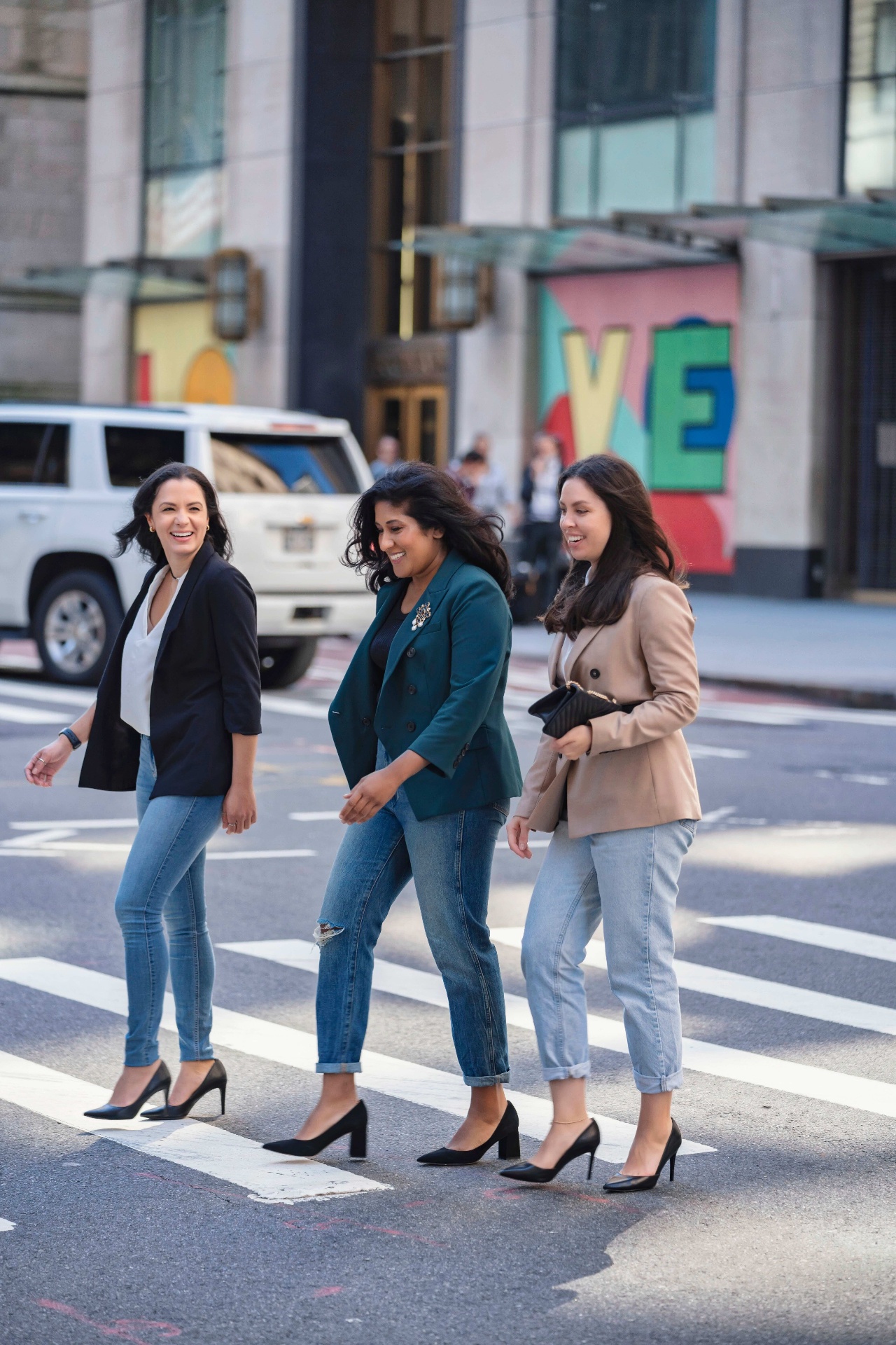 Dr. Kumar and team walking together
